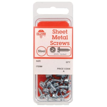 5328 Steel Hex Screw 10 X 1 In. & Small, 10PK